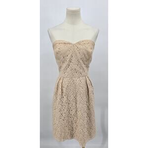 Strapless Lace Dress‎ by Jasmine +693